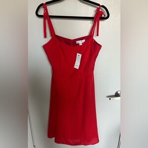 Amour Vert Dovy Dress (Red Strappy Dress)